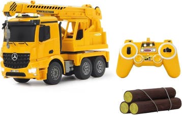 RC Bouwvoertuig Kraanwagen | XL 40cm | Laatste Stuk!, Elektro, Auto offroad, Ophalen of Verzenden, Zo goed als nieuw