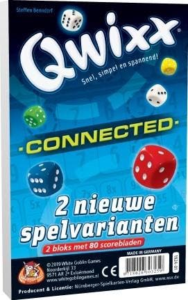 Qwixx - Connected Scorebloks | White Goblin Games -, Hobby en Vrije tijd, Gezelschapsspellen | Bordspellen, Nieuw, Verzenden