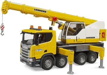 Bruder Kraanwagen Scania | Retourdeal 34% Korting, Kinderen en Baby's, Ophalen of Verzenden, Zo goed als nieuw