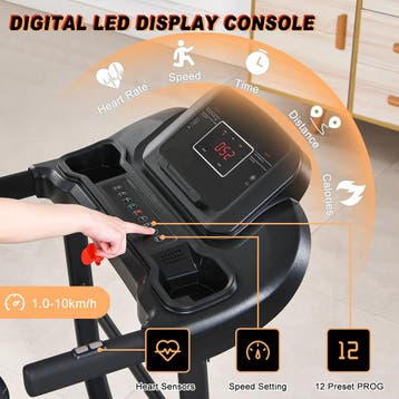 Compacte Loopband 90kg | 10km/u | Scherpe Prijs | Direct..., Overige materialen, Nieuw, Ophalen of Verzenden, Loopband