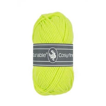 Durable Cosy Fine - Neon yellow - Haakgaren / Breigaren, Hobby en Vrije tijd, Breien en Haken, Ophalen of Verzenden, Nieuw, Breien of Haken