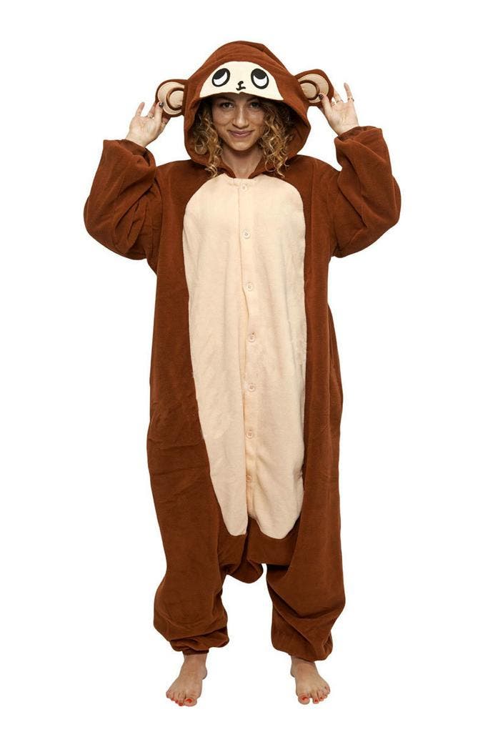 KIMU® Onesie Aap Pak M-L of 170-176 Apenpak Monkey Kostuum B, Kleding | Heren, Carnavalskleding en Feestkleding, Kleding, Nieuw