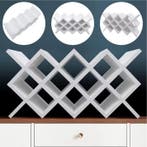 Moderne Houten Wijnrek – Wandrek of Vrijstaand 10 Flessen, Verzenden, Nieuw