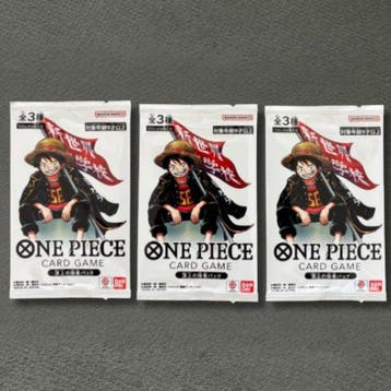 Bandai - 3 Booster pack - One Piece - ONE PIECE CARD GAME, Nieuw