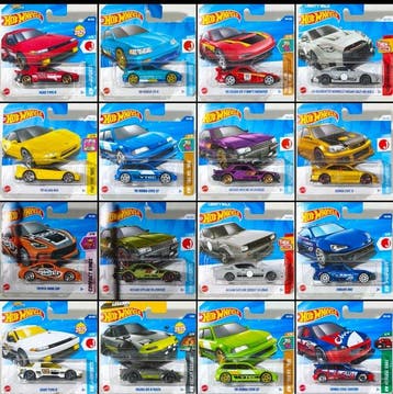 Hot Wheels, Nissan, Toyota, Honda, Subaru, Mazda 1:64 -, Nieuw