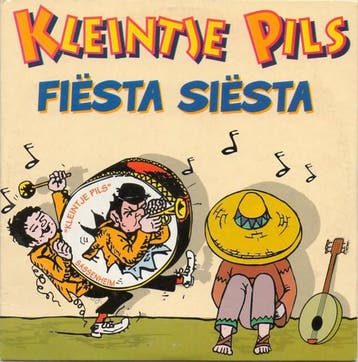 cd single card - Kleintje Pils - FiÃ«sta SiÃ«sta, Verzenden, Zo goed als nieuw, Nederlandstalig