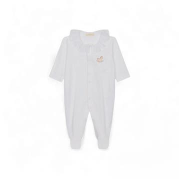 Baby Gi meisjes boxpakje wit/roze paard - 50 (0-1 maanden), Ophalen of Verzenden, Nieuw