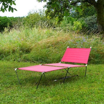 Habitat - Lounge stoel - Textiel, Aluminium, Metaal