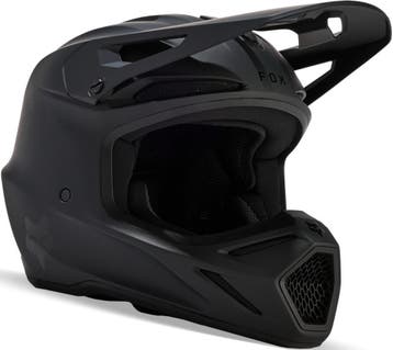 FOX V3 Solid Mat Zwart Kinder Crosshelm, Motoren, Nieuw met kaartje, Overige merken, Heren, Offroadhelm