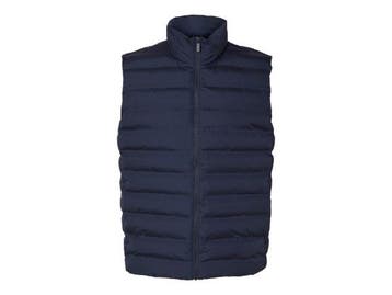 Veiling - Selected Homme Barry Quilted Gilet Sky Captain - S, Nieuw