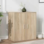 vidaXL Schoenenkasten 2 st 32x35x70 cm spaanplaat sonoma, Verzenden, Nieuw