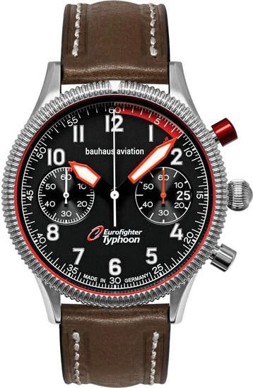 Bauhaus 2576-2 Aviation Eurofighter Typhoon horloge, Sieraden, Tassen en Uiterlijk, Horloges | Heren, Overige merken, Staal, Verzenden