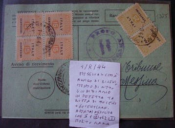 Geallieerde bezetting - Italië - Zeer zeldzame, Gestempeld