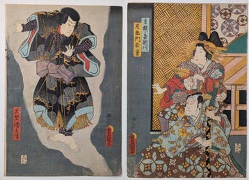 KUNISADA • Tenjiku Tokubei, De tovenaar van het