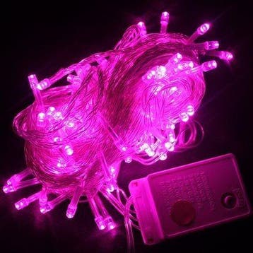 Kerstboomverlichting - 30 Meter - Roze, Diversen, Ophalen of Verzenden, Nieuw