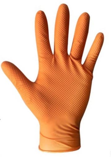 Chemsplash Pumagrip 4070 Oranje ongepoederde disposable nitr, Ophalen of Verzenden, Nieuw