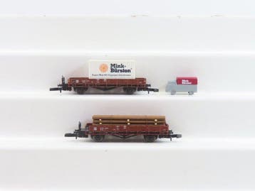 Märklin Z - o.a. 80727 - Modeltrein goederenwagon (2) - 2x, Hobby en Vrije tijd, Nieuw