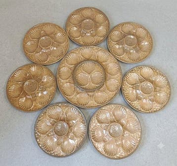 Poterie du Marais - Oesterservies (13) - Steengoed