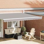 vidaXL Markies Valance Lichtgrijs 430 x 20 cm Canvas, Verzenden, Nieuw