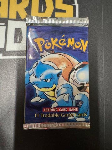 Pokémon - 1 Booster pack - Pokemon Shadowless Short Crimp, Nieuw