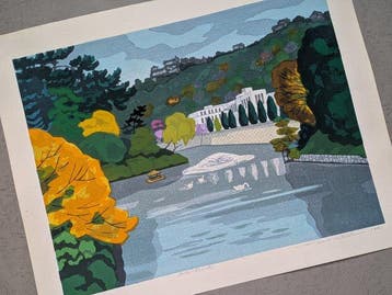 ed. 43/150 - Matsuyama Castle in Early Autumn - Large