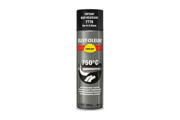 Rust oleum hittebestendige coating 500 ml, zwart, spuitbus, Verzenden, Nieuw
