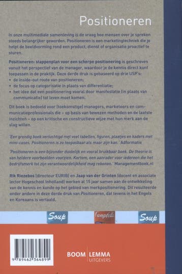 Positioneren / Merk, reputatie & design 9789462364899, Boeken, Verzenden, Zo goed als nieuw, Jaap van der Grinten