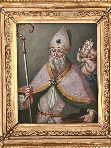 non signé - École européenne (XVIIIe) - Saint Évêque Docteur