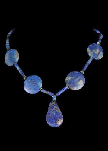 West-Aziatisch lapis lazuli Kralenketting (Zonder