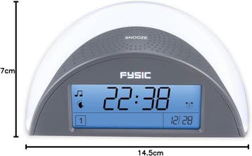 Fysic FC-38 Alarmklok met Dwaaldetector - Dwaaldetectie voor, Verzenden, Zo goed als nieuw