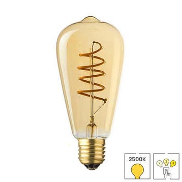 LED lamp E27 | 3-staps dimbaar | 4 watt | 2500K warm wit |, Huis en Inrichting, Verzenden, Nieuw, E27 (groot), Overige typen