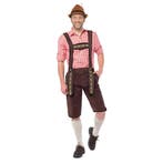Oktoberfest overknee lederhose donker bruin voor heren - L.., Kleding | Heren, Ophalen of Verzenden, Nieuw