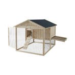 Kippenhok Billie - met Ren en Dakleer 150 x 115 cm, Dieren en Toebehoren, Vogels | Hokken en Kooien, Verzenden, Nieuw, Hout