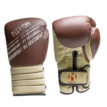 Nihon Bokshandschoen leer Bruin (Maat: 10OZ), Verzenden, Nieuw, Overige, Vechtsportbescherming