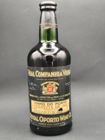 1944 Real Companhia Velha - Colheita Port, Tawny - Gebotteld, Nieuw