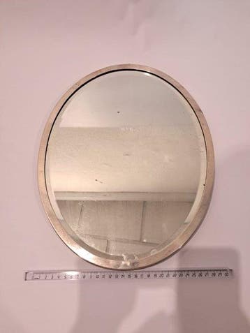 AL de Souza - Dienblad - Zilver, Metaal, Glas - keramisch