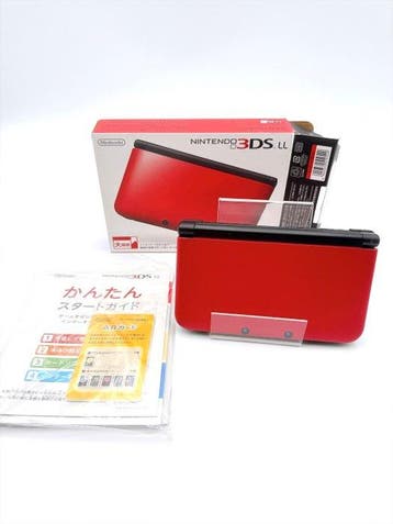 Nintendo - #2053.Nintendo 3DS LL Red × Black – Japanese, Nieuw