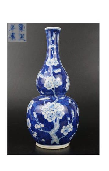 Vaas - Porselein - China - Qing Dynastie (1644-1911) - Vaas, Antiek en Kunst