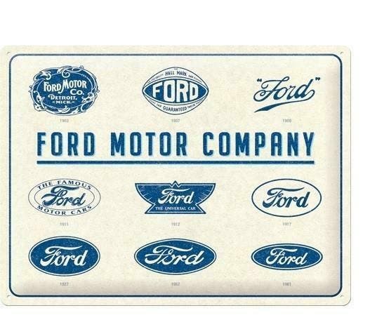 Ford motor company reclamebord, Verzamelen, Merken en Reclamevoorwerpen, Nieuw, Verzenden