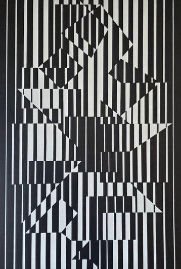 Victor Vasarely (1906-1997) - Ilava, 1956 - tirage rare et