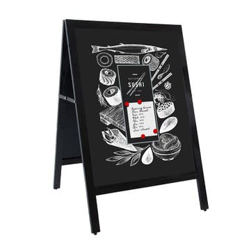 Magnetisch Krijtstoepbord Zwart 59x78 cm, Nieuw in verpakking
