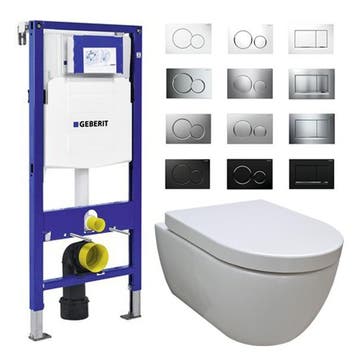 Geberit Sigma UP320 complete set Rim-free wandcloset zonder, Verzenden, Nieuw