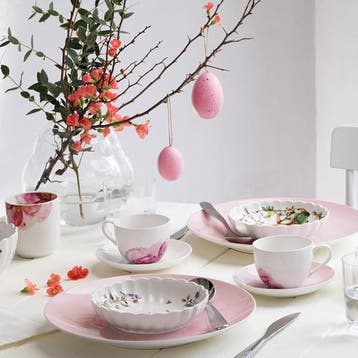 2dekans | Koffie-/Theeschotels Rose Garden ø 14,8 cm Set van, Ophalen of Verzenden, Zo goed als nieuw