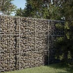 vidaXL Schanskorf 100x100x150 cm gegalvaniseerd ijzer, Tuin en Terras, Verzenden, Nieuw, Metaal