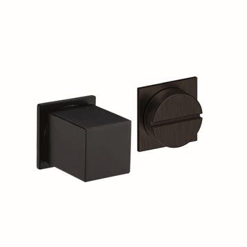 Shuffle toilet-/badkamersluiting minimal 2mm vierkant -, Doe-het-zelf en Verbouw, Hang- en Sluitwerk, Verzenden, Nieuw