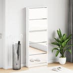 vidaXL Schoenenkast met spiegel 5-laags 63x17x169,5 cm, Verzenden, Nieuw