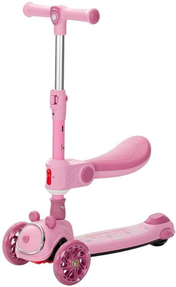 Lorelli Swiftie Pink Kinderstep/Loopfiets met Licht en, Kinderen en Baby's, Speelgoed | Buiten | Voertuigen en Loopfietsen, Verzenden