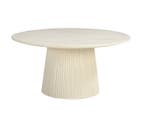 Salontafel Patrice rond 80 cm - Ivoor, Ophalen of Verzenden, Nieuw