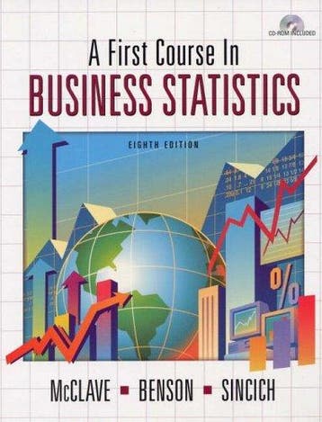 A First Course in Business Statistics - James t. Mcclave, Verzenden, Zo goed als nieuw, James t. Mcclave