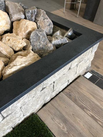 vijverranden muurafdekkers kleurvast vine black graniet, Nieuw